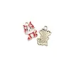 Venta al por mayor del fabricante Creativo Colgante Individual Serie Cachorro Lindo Goteando Aceite Pendientes Pulsera Collar Colgante Joyería Accesorios DIY