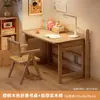 Escritorio Plegable de Madera Maciza para Estudiantes, Uso en Casa, Dormitorio, Mesa Sencilla, Escritorio de Noche, Escritorio de Estudio, Escritorio para Computadora, Escritorio de Oficina