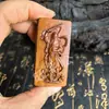 [Cabelo Reto da Montanha Lunghu] Peça de Mão de Madeira de Jujuba Fulminada Wang Lingguan Leva Consigo para Brincar