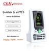 Detector de qualidade do ar CEM Xinchang decoração de casa detecção de PM2.5 formaldeído dióxido de carbono DT-9681