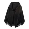 Chaqueta de hombre estilo vintage con capucha, cárdigan de punto grueso, diseño a rayas, prenda exterior versátil para primavera y otoño