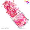 Lentejuelas Mixtas de Estrella de Cinco Puntas Fluorescentes de 5 mm 12 Colores Set de Lentejuelas para Arte de Uñas Celebrante Neto Joyería para Arte de Uñas Taladro Pegatina para Uñas