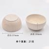 Artesanato de Madeira DIY 57*30mm Tigela de Madeira Decoração de Bolota Brinquedos de Grafite Pintados para Crianças Atacado Pontual