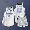 Uniforme de basquete masculino estampado camisa americana uniforme de treinamento de competição de estudante uniforme esportivo feminino colete estampado verão