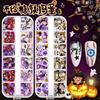 Halloween Nail Art Cerâmica Suave Sequins 12 Grid Set Series Nail Polish Cola Drops DIY Material Nail Art Joias