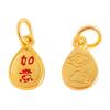 Acessórios diy de ouro de longa data fosco Ruyi pingente pulseira mão-tecida com contas colar camisola cadeia mulheres