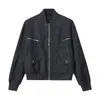 Nueva Chaqueta de Cuero Otoño/Invierno 2026, Estilo Callejero Americano de Alta Gama, Abrigo de Cuero con Bolsillo de Cremallera Engrosado, Ropa de Abrigo Unisex de Corte Holgado