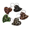 Acessórios de Cabelo DIY Transfronteiriços Grampo de Cabelo Tiara Material Pu Estampa de Leopardo Retrô Coração Acessórios de Roupa Acessórios de Joias Atacado
