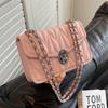 Bolso de Cadena Lingge para Mujer 2023 Nuevo Diseño Nicho de Alta Gama Bolso Bandolera Explosivo Pequeño Cuadrado