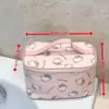 Bolsa de maquillaje de gatito, bolsa de aseo portátil de gran capacidad, bolsa de almacenamiento de viaje, bolsa de maquillaje cuadrada tridimensional