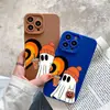 Funda para teléfono de Halloween más vendida con un lindo diseño de fantasma con capucha para iPhone 18 Pro, Apple 17, carcasa blanda