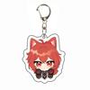 Llavero Transparente Raiden Xiao Zhongli Hu Tao Merchandising de Anime Colgante Acrílico Doble Cara Encanto para Bolsa Hecho a Medida
