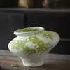 Jarrón de Cerámica Rústica, Jarrón para Flores Secas, Maceta de Barro, Jarrón de Cerámica Estilo Wabi-Sabi, Maceta de Cerámica Rugosa, Jarrón Decorativo Vintage