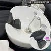Almohada Cojín para Cama de Lavado de Peluquería Impermeable y Duradera Sillón de Barbero Reposacabezas para Cama de Lavado Tailandesa Almohada de Silicona Engrosada para el Cuello
