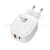 Cabezal de Carga para Teléfono Móvil Ac Ovalado Adaptador 5V2A Cargador de Carga Rápida Pd25Wqc3.0 Compatible con Apple