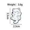 Insignia con Forma de Huevo para Mascotas Transfronteriza Broche de Animal Lindo Accesorios Dibujos Animados Cerdo Pequeño Leopardo Rosa Broche de Animal