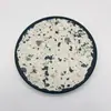 Cerámica Creativa Alto Valor Aislamiento Térmico Esterilla Corcho Absorbente Posavasos Estilo Lujo Ligero Patrón de Línea Cuadrado Práctico Fácil Almacenamiento Manteles Individuales