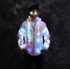 Ropa Luminosa LED de Amazon, Chaquetas Coloridas, Bar de Celebridades de Internet, Festival de Música Electrónica, Ropa Luminosa de Pareja para Discoteca, Lavable