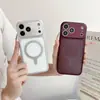 Adecuado para iPhone 18 Pro Max, funda de teléfono magnética estilo raqueta mate, funda protectora acrílica de cobertura total Apple 17
