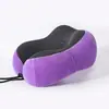 Almohada Personalizada en Forma de U de Espuma Viscoelástica, Regalo Promocional con Patrón de Logo Personalizado, Accesorios Completos, Directo del Fabricante, Almohada de Soporte para el Cuello