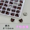 Cabeça de Gato Substituição K9 Multifacetada 6*10mm Fundo Pontiagudo Vidro Lote Inteiro de Enfeites de Diamante Brilhantes DIY Coração Diamante Grande para Nail Art