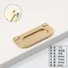 Gaveta de guarda-roupa sem furo alça oculta alça invisível armário de sapatos minimalista moderno Armário porta de armário fivela de puxar plana montada exposta