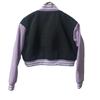 Uniforme de Béisbol Personalizado Otoño e Invierno Acolchado Lana Mangas de Cuero Bordado de Industria Pesada Retro Americano Holgado Chaqueta de Béisbol