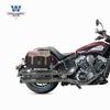 Bolsa lateral de lona para moto muscle car Wolf, assento duplo para Indian Scout, bolsa para computador executivo, com suporte de liberação rápida