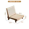 Cadeira Chandigarh Madeira Sólida Rattan Mesa Tatami e Cadeira Combinação Varanda Janela Sacada Individual Casual Pequena Mesa de Chá Cadeira com Encosto