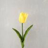 Tulipán de esquina de PU de alta gama con flores artificiales, tacto real, flores falsas para decoración de bodas y salas de estar, accesorios de ramo de comercio exterior