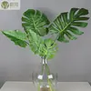 Simulación de Pegamento de Tacto Vegetal Hoja de Tortuga Hoja de Planta Verde Accesorios para Disparos Decoración del Hogar Estilo Nórdico