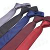 Corbata informal de negocios para hombre, estilo coreano, estrecha, de una docena, monocromática, de color sólido, 1200 pines, 6 cm, venta al por mayor de fábrica