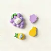Nuevos Accesorios de Resina DIY de Dibujos Animados de Animales y Frutas Pegamento de Crema Pequeño Pasadores para el Cabello Funda de Teléfono Hebilla de Zapato Llavero