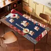 Mantel Individual Retro Estilo Americano, Impermeable, Resistente al Aceite, No Lavable, Lujo Ligero, Sensación de Alta Gama, Mantel para Mesa de Café, Mantel Protector de Mesa Resistente al Calor