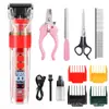 Clipper Eléctrico para Mascotas, Cortapelos Profesional para Perros, Alta Potencia que no se atasca el pelo, Lavable en Cuerpo Completo para Gatos, Rasuradora