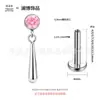 Pendientes Cruzados de Aleación de Titanio F136 para Mujer, Pendientes Colgantes de Circonita, Joyería de Gama Alta de Nicho