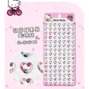 Pegatinas divertidas de la serie Hello Kitty, pegatinas 3D tridimensionales para decoración de álbumes de teléfono móvil, para manualidades infantiles