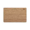 Madera de nogal tarjeta de habitación NFC tarjeta de visita electrónica tarjeta de madera IC regalo de negocios de alta gama para miembros, personalizable con chip grabable