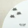 Nueva Joyería de Arte para Uñas con Lazo Blanco Celebridad de Internet Lujo Accesible Zirconia Estéreo Accesorios de Pajarita Decoración de Uñas DIY