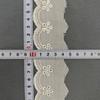 7-10cm Encaje Bordado de Algodón Adorno de Encaje Hueco Dobladillo de Falda Accesorios de Ropa al por Mayor Tira Perforada de Seda de Leche