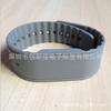 Pulseira de Silicone Bicolor RFID para Trabalho de Campo Chip M1 Identificação por Radiofrequência Silicone Tag Pulseira NFC