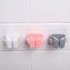Suporte para Mop Clipe para Mop sem Furos Gancho para Mop Cabide de Banheiro Artefato Forte Montado na Parede Armazenamento Suportando Carga Cozinha