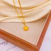 Nueva Serie Shajin Collar Guofeng Ping An Fu para Mujer Lujo Ligero Sensación de Alta Gama Pulsera Anillo de Mariposa para el Cabello Aretes Joyería