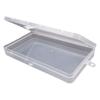 Caja vacía de plástico PP rectangular transparente para embalaje de componentes de mascarillas digitales, caja pequeña para accesorios, caja de almacenamiento de acabado
