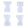 Poppy Molde de Resina de Cristal DIY Modelo de Cuerpo Humano Realista Masculino y Femenino Soporte de Exhibición Accesorios Molde de Silicona