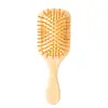Peine de Bambú Transfronterizo de Tablero Grande para Cuidado del Cabello con Airbag Peine de Masaje para Peinado en Casa Peine Alisador Tablero Grande Peine de Madera para la Cabeza