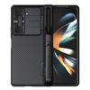 Nillkin Nelkin para Samsung Z Fold 5/W24 Funda para teléfono Black Mirror Fold con cubierta de ventana deslizante para lente