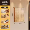 Suporte expositor para carretilhas de pesca, suporte de parede para armazenamento, prateleira de painel perfurado, painel de armazenamento multifuncional de parede para carretilhas de gota d'água e carretilhas de spinning