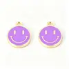 Venta Directa de Fábrica Colgantes Pequeños de Aleación con Cara Sonriente Multicolor Accesorios para Joyería DIY Materiales para Pulsera Collar