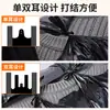 Bolsas de plástico planas blancas y negras de gran capacidad para mudanzas y almacenamiento de ropa, edredones y mantas gruesas